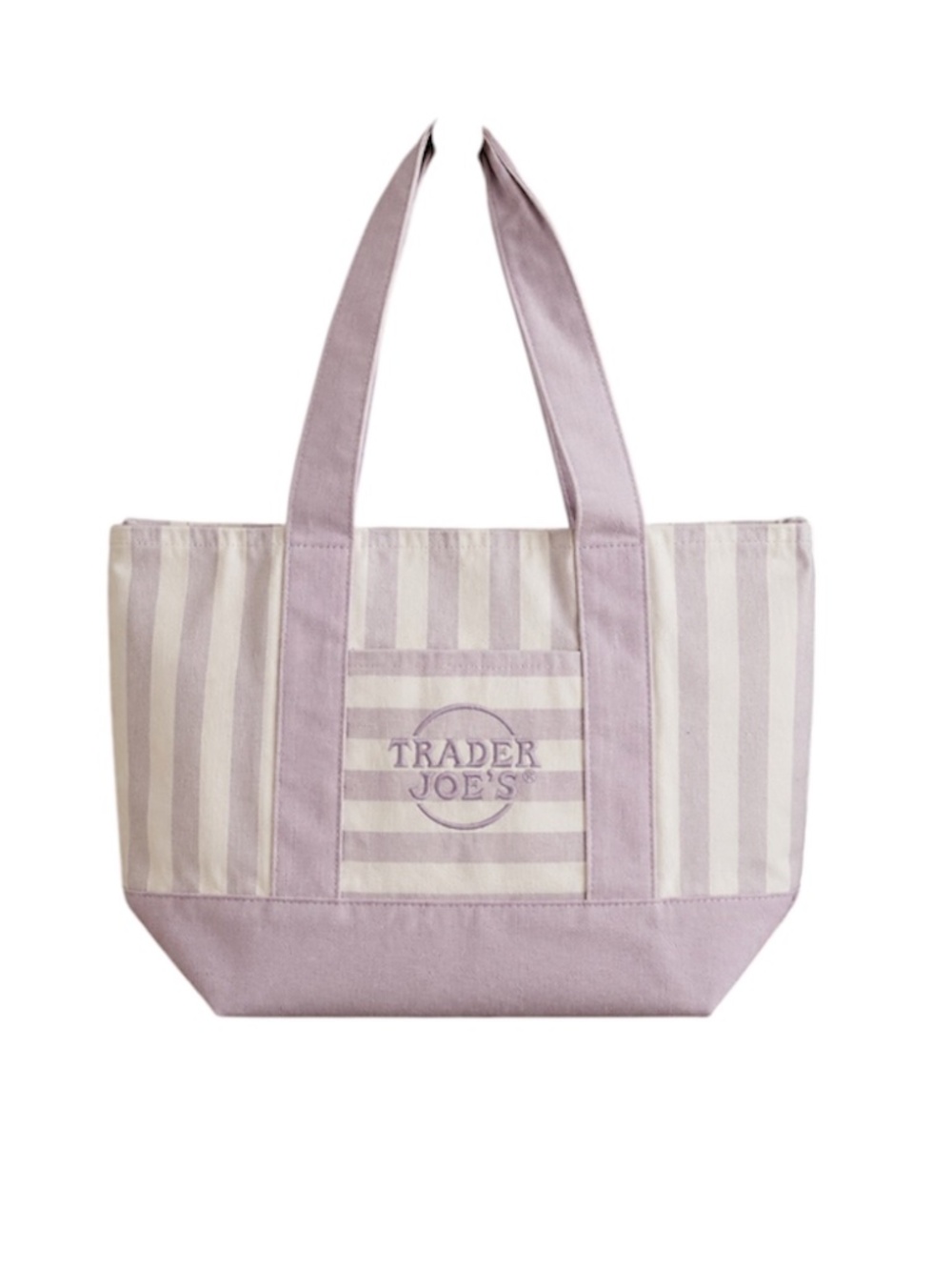 Limited Edition! Trader Joe’s Pink Stripes Canvas Mini Tote Bag Summer 2026 NWT!
